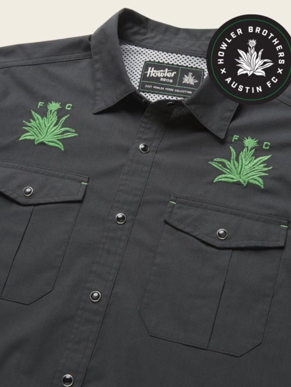 Howler Bros x Austin FC Gaucho Snapshirt (S)